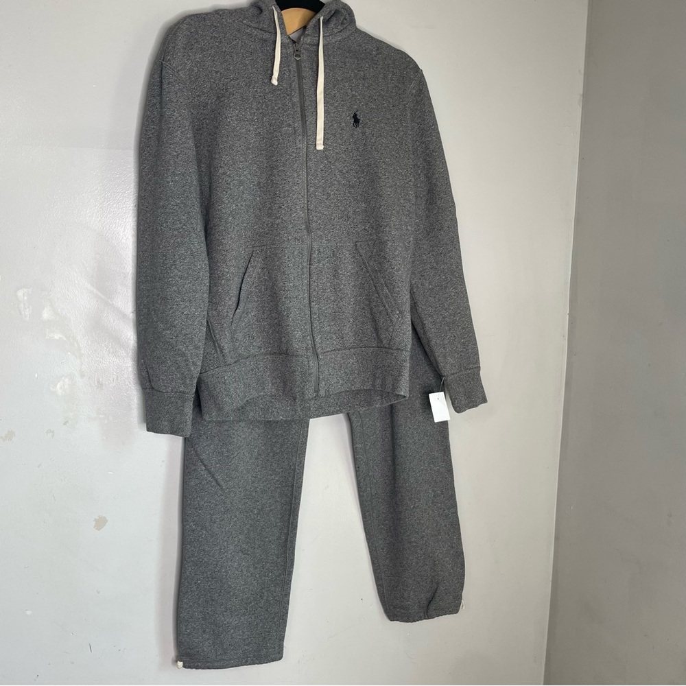 Polo by Ralph Lauren Gray Zip-Up Hoodie